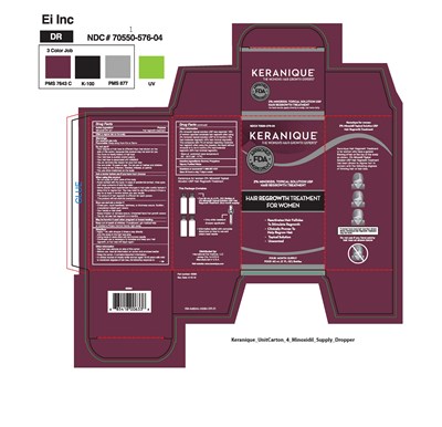 Keranique-2- 4 Dropper (Keranique 2 Minoxidil 70550 576 04 Box (4 Droppers))